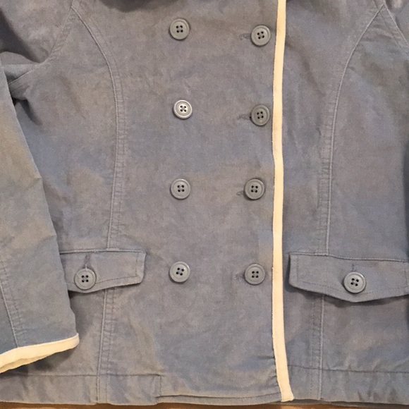 Girls Hartstrings Light Blue Coat - Picture 3 of 11